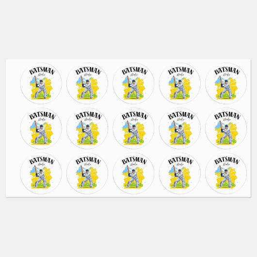 Stickers cricket 2024 (Feuille)