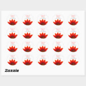 Stickers Crimson Daisy (Feuille)