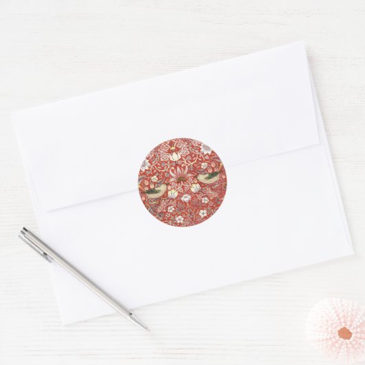 Stickers Crimson Strawberry Thief (Enveloppe)