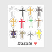 Stickers croisés (Feuille)