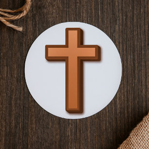 Stickers Croix Brown