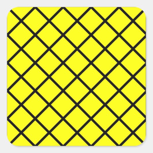 Stickers croix de Crises Noires Jaunes (Devant)