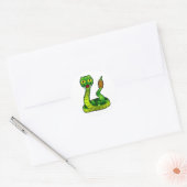 Stickers crotale verte (Enveloppe)