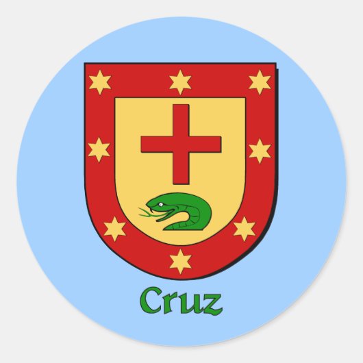 Stickers Cruz Family Shield (Devant)