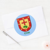 Stickers Cruz Family Shield (Enveloppe)