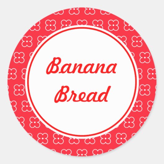 Stickers cuisine Customisée rouge (Devant)