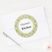 Stickers cuisine Jacquard sur mesure (Enveloppe)