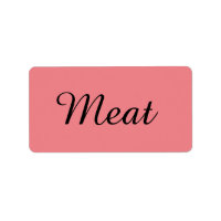 Stickers cuisine Kosher Étiquette Viande Fleishig