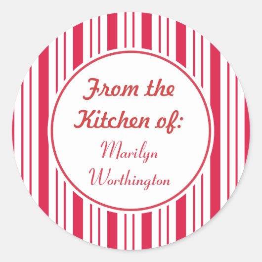 Stickers cuisine menthe personnalisée (Devant)