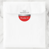 Stickers Cuisine Rouge Blanc (Sac)