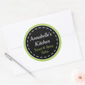 Stickers cuisine verte et noire (Enveloppe)