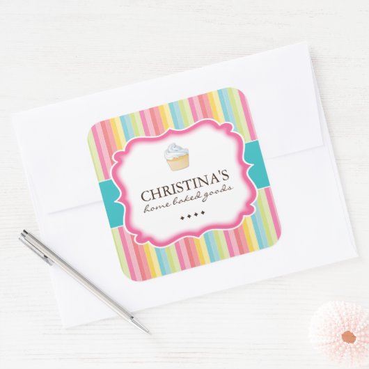 Stickers Cupcake (Enveloppe)