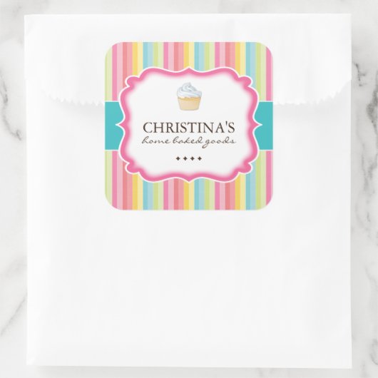 Stickers Cupcake (Sac)