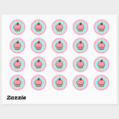 Stickers Cupcake (Feuille)