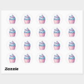 Stickers Cupcake (Feuille)
