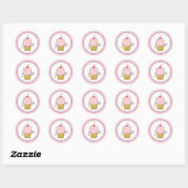 Stickers Cupcake (Feuille)