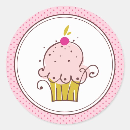 Stickers Cupcake (Devant)