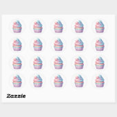 Stickers Cupcake (Feuille)