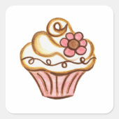 Stickers Cupcake Bakery Party (Devant)