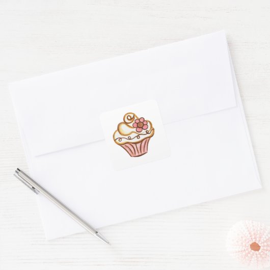 Stickers Cupcake Bakery Party (Enveloppe)