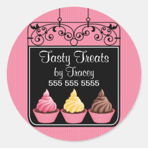 Stickers Cupcake Bakery Storefront