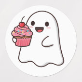 stickers Cupcake Boo rose (Design 2)