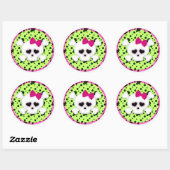 Stickers Cupcake de fête d'anniversaire (Feuille)