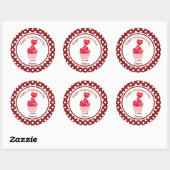 Stickers Cupcake de la Saint Valentin "Soyez à moi (Feuille)