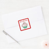 Stickers Cupcake de Noël (Enveloppe)