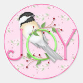 Stickers Cupcake de Noël Joie Vacances (Devant)