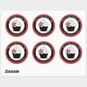Stickers Cupcake personnalisés (Feuille)