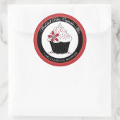 Stickers Cupcake personnalisés (Sac)