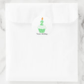 Stickers Cupcake personnalisés (Sac)