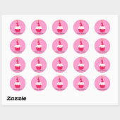 Stickers Cupcake personnalisés (Feuille)