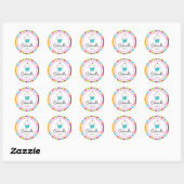 Stickers Cupcake pour toppers DYI cupcake (Feuille)