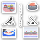 Stickers Curling (Devant)