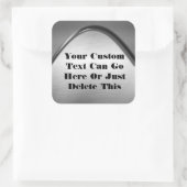 Stickers Curvy Brossé Metal Look (Sac)