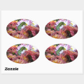 Stickers Cute Caterpillar (Feuille)