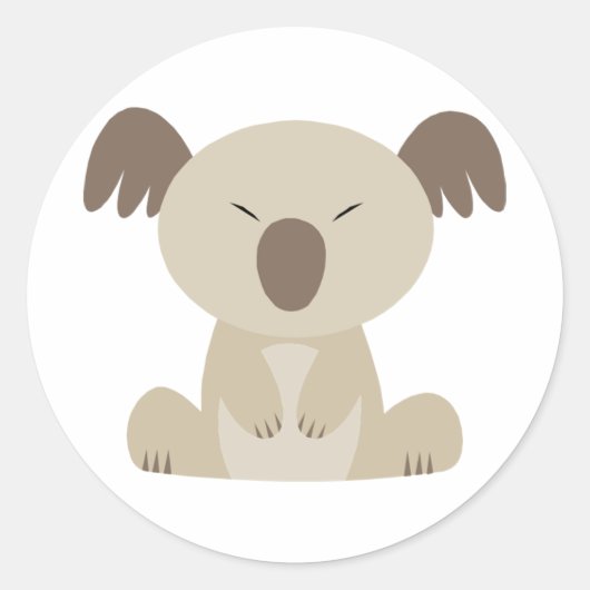 Stickers Cute Koala (Devant)