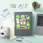 Stickers Cute Lima Bean (Couverture iPad)