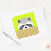 Stickers Cute Raccoon (Enveloppe)