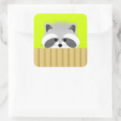 Stickers Cute Raccoon (Sac)