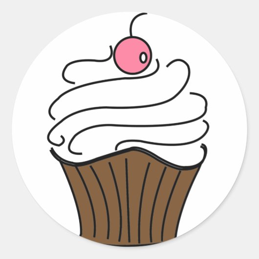 Stickers Cutest Cupcake (Devant)