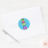 Stickers Cyber Girl X (Enveloppe)