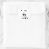 Stickers Cyber Soldat Hacker (Sac)