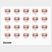 Stickers Cygne et Art Vintage Rose (Feuille)