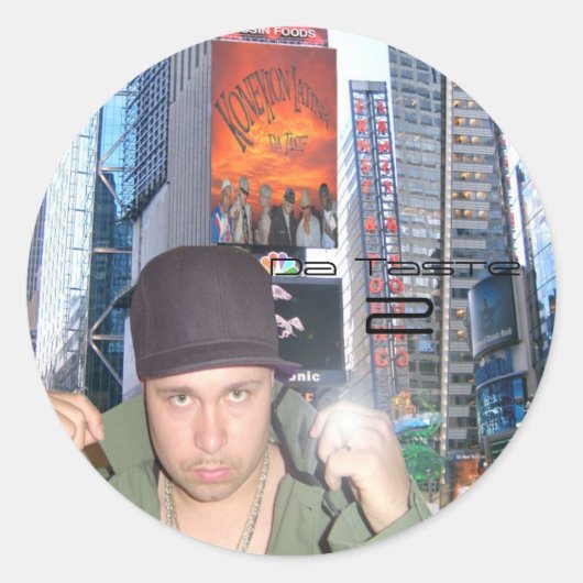 Stickers Da Taste 2 Round (Devant)