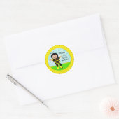 Stickers d'abeilles d'anniversaire (Enveloppe)