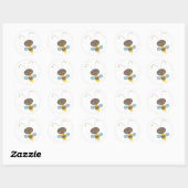 Stickers d'abeilles mignonnes (Feuille)
