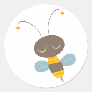 Stickers d'abeilles mignonnes